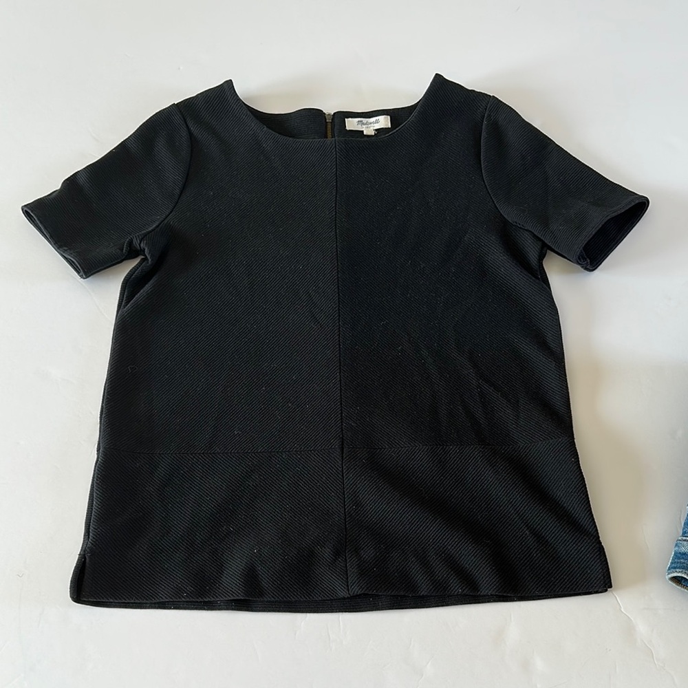 Madewell Black Short Sleeve classic shirt